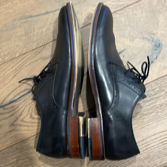 Johnston Murphy Conrad Leather Plain Toe Oxford Dress Shoe Size 13 Black - Picture 6 of 10